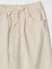 Cream Iris Cotton Pants