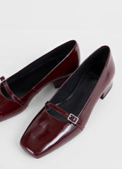 Vagabond Dark Red Debbi Pumps