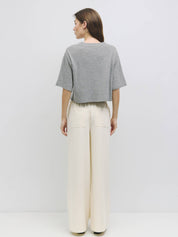 Brushed Heather Grey Stacey Cardigan