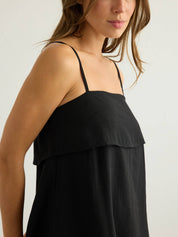 The Handloom Black Indy Mini Dress