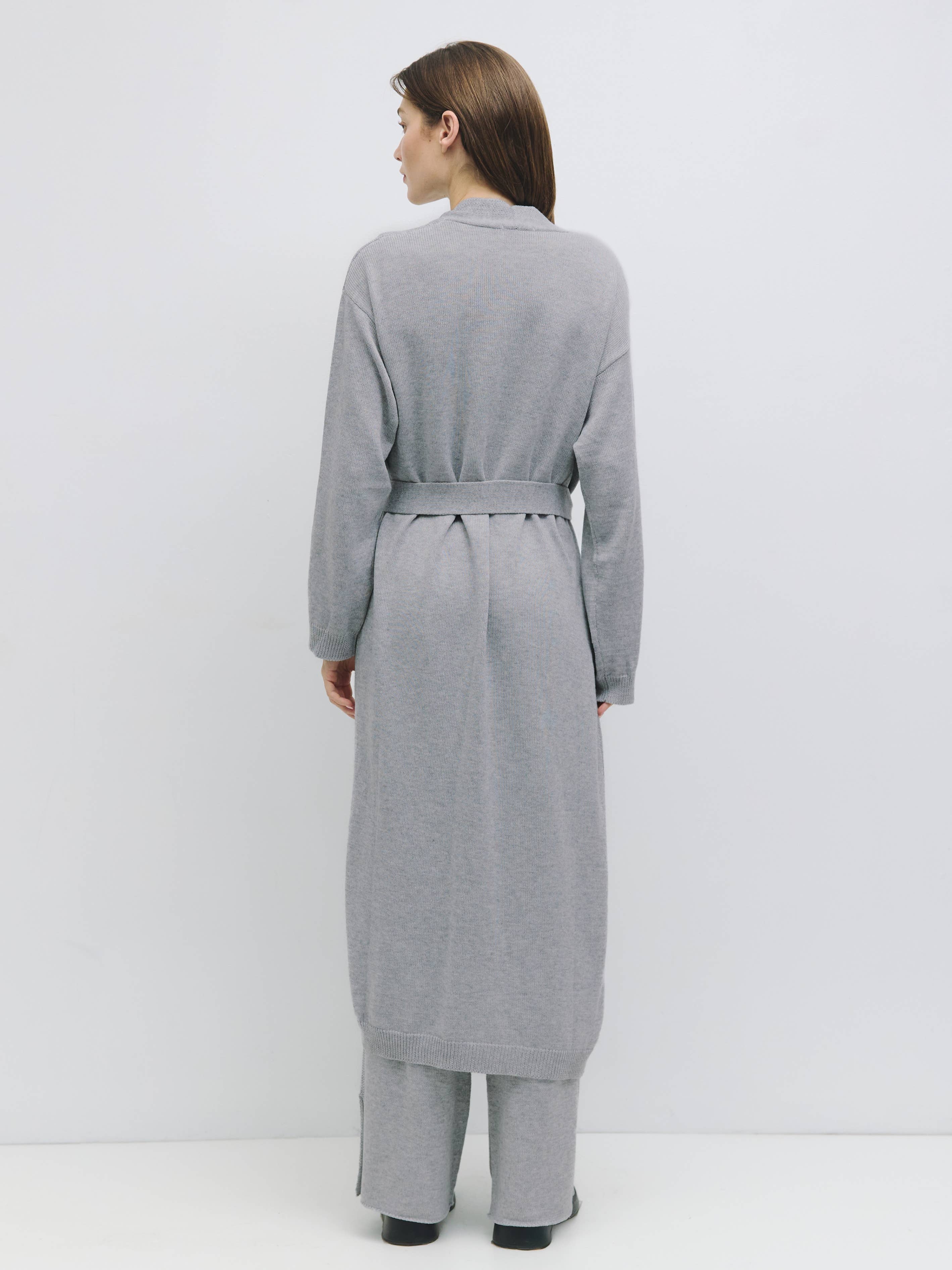 Mod Ref Grey Ona Duster Cardigan