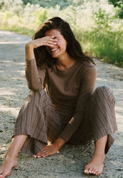 Bebe Chestnut Organic Long Sleeve