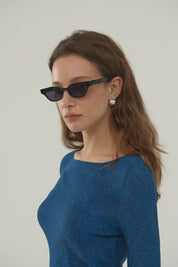 Beyond Stranger Studio Black Jennie Sunglasses