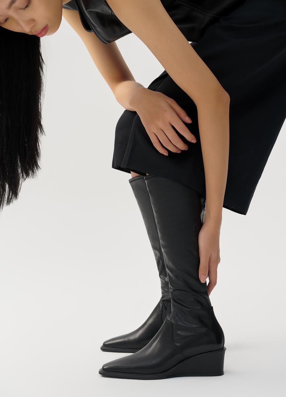 Vagabond Black Aino Tall Boots