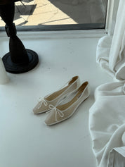 Vintage Badgley Mischika White Mesh Flats