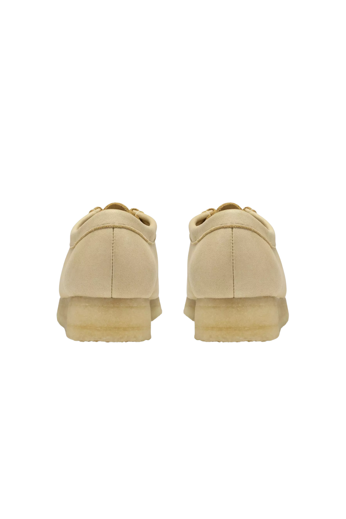 Clarks Wallabee in Pale Yellow Leather