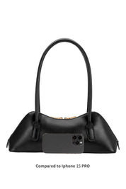 Dakota Black Recycled Vegan Shoulder Bag