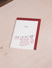 Hello Baby Card by L'Atelier Samedi
