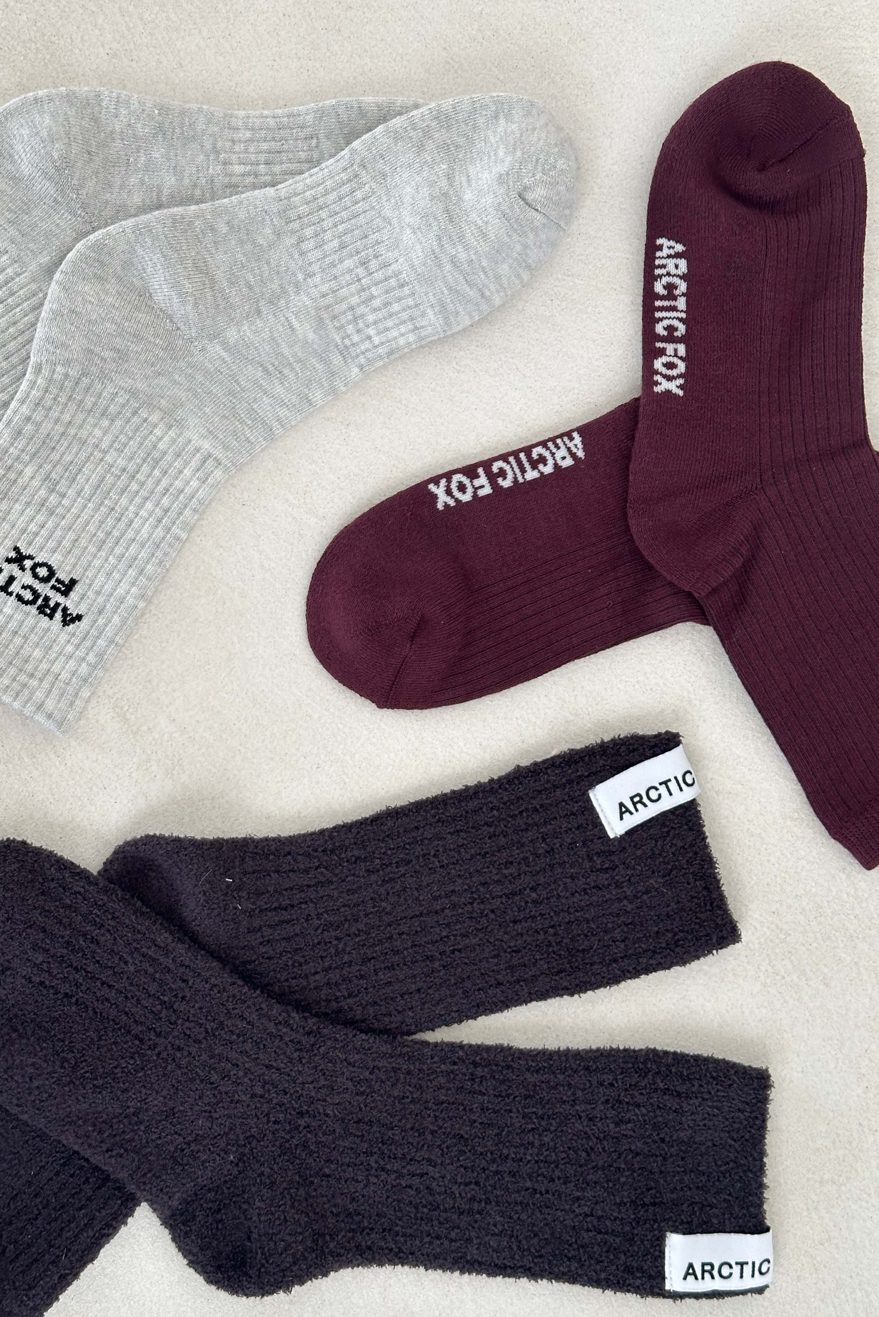 Plum Bamboo Everyday Socks