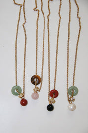 By Orly Sai Jade & Black Onyx Necklace