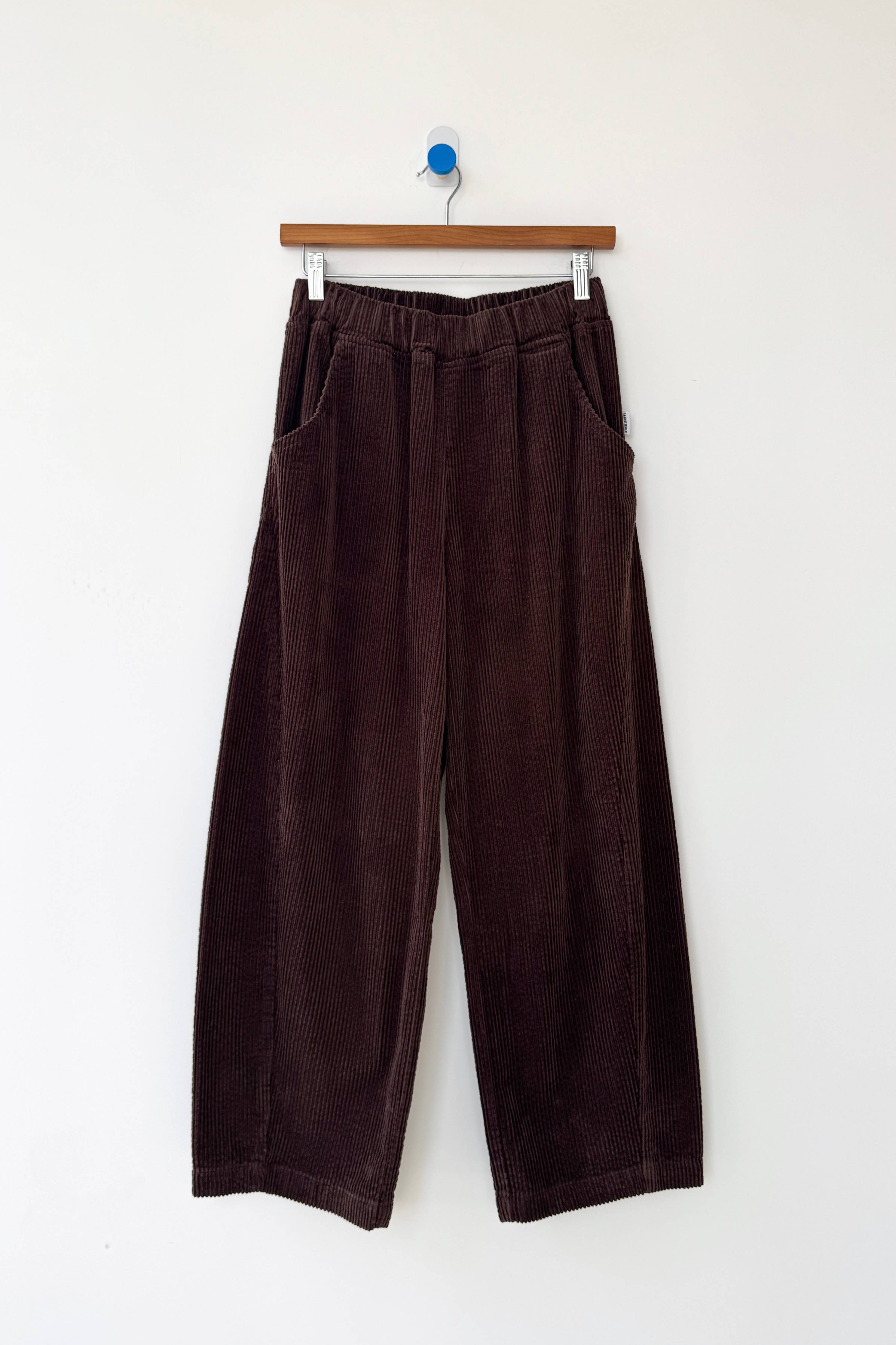 Le Bon Shoppe Brown Soft Corduroy Arc Pants