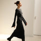 Black Cupro Sasha Dress