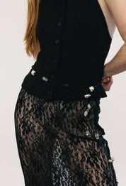 Maslo Vintage Beaded Belt