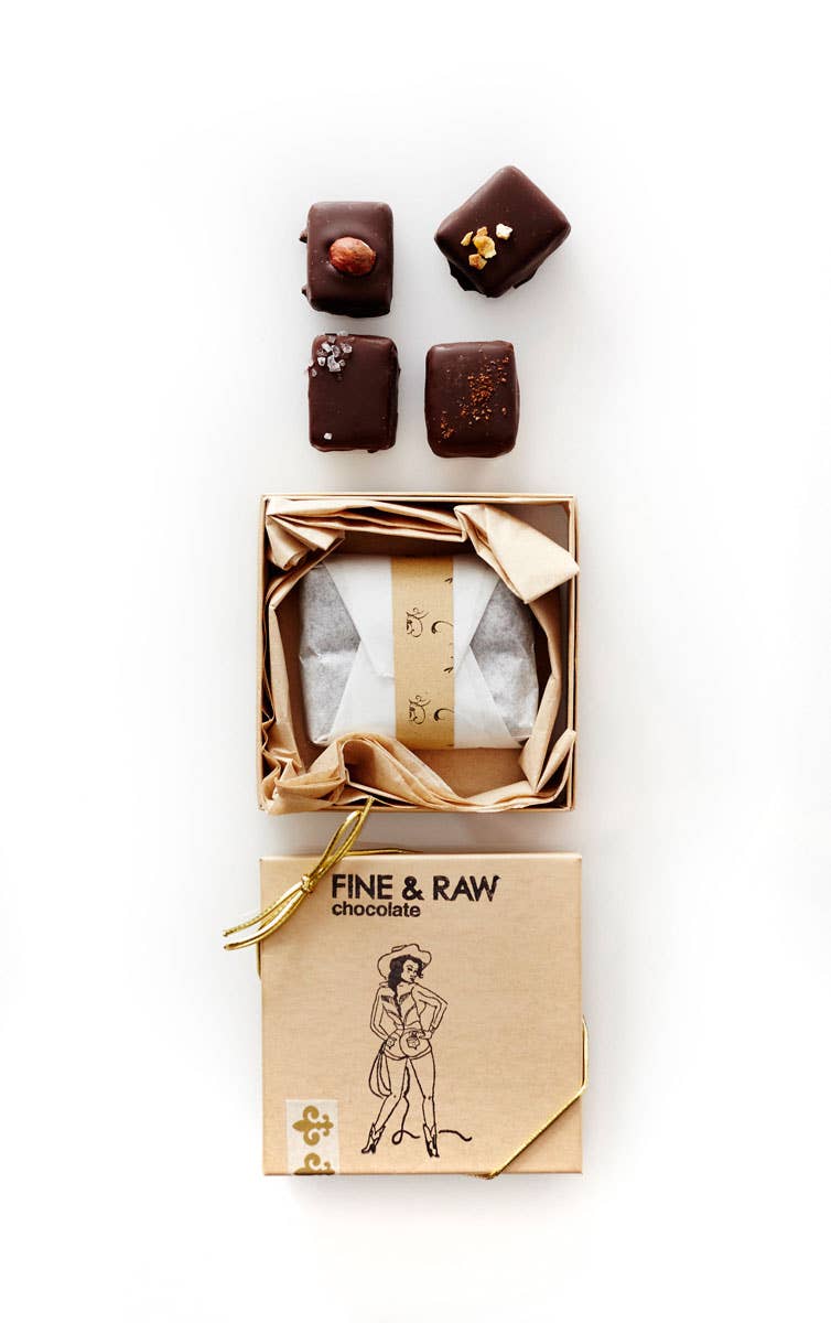 Fine & Raw 4 Piece Mixed Truffle Gift Set