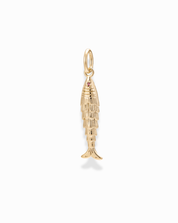 Gold Petite Shia Fish Charm