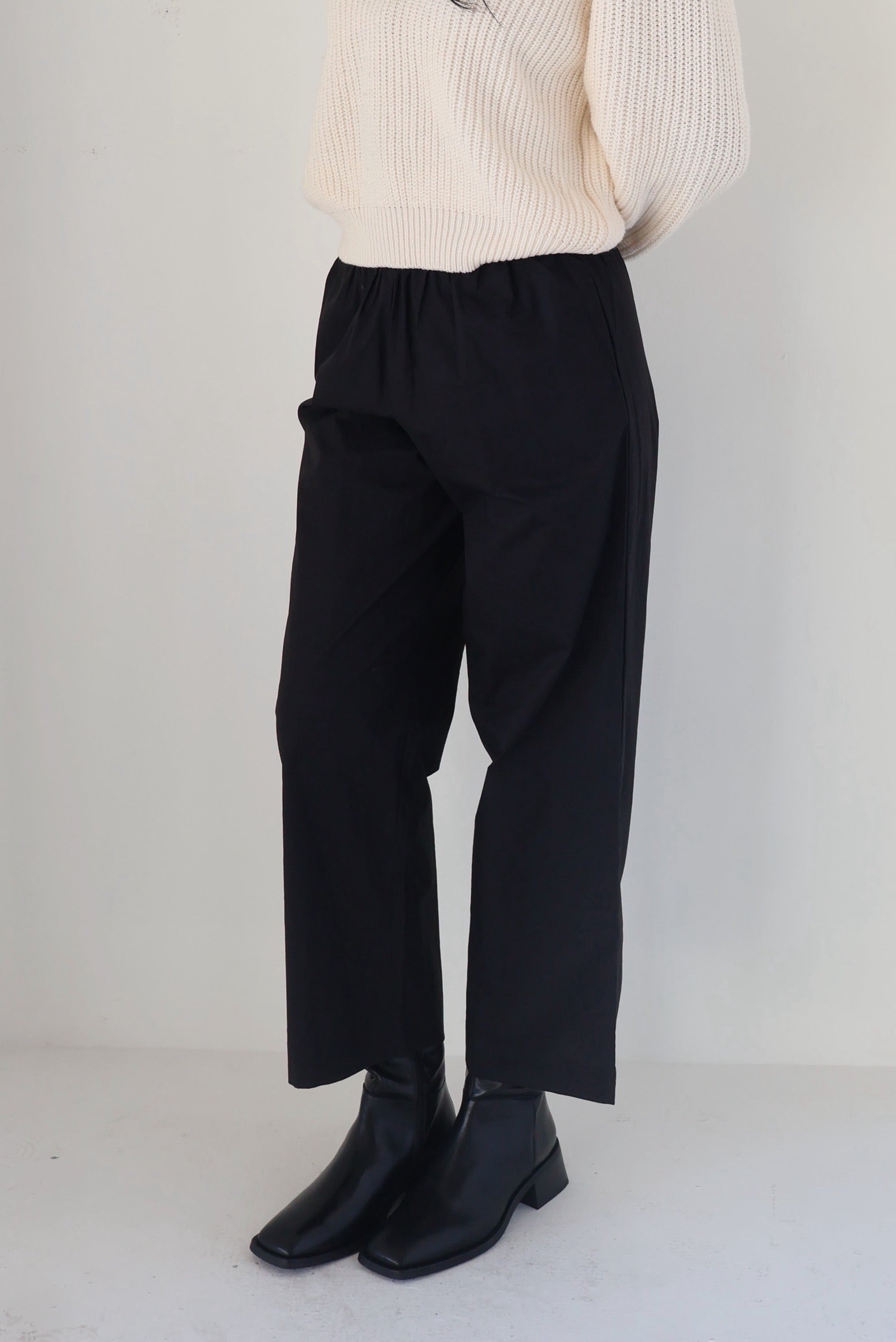 Deiji Studios Black Ease Trouser
