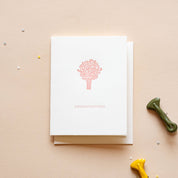 Homework Letterpress Studio Congratulations Bouquet Card