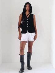 Black Jayce Sweater Vest