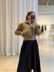 Vintage Bill Blass Cotton Crop Jacket