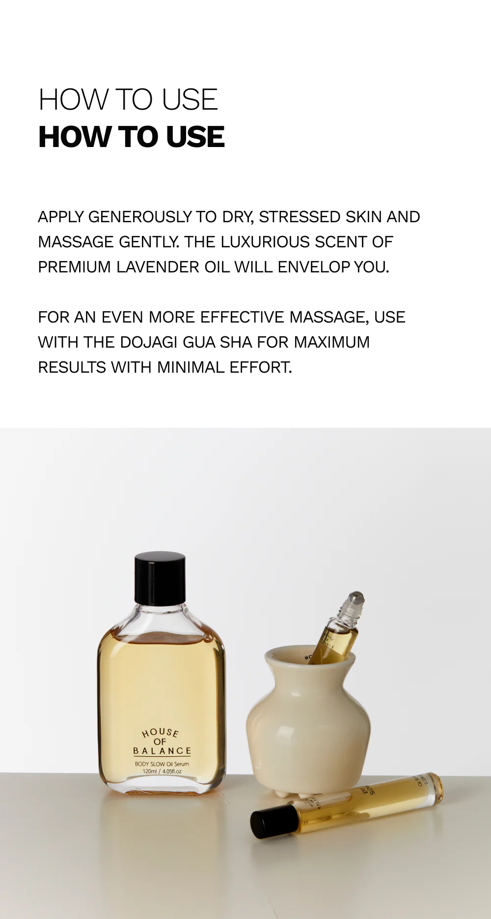House of Balance - BODY SLOW | OIL SERUM
