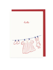 Hello Baby Card by L'Atelier Samedi