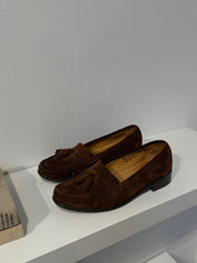 Vintage Barney's Brown Suede Loafers