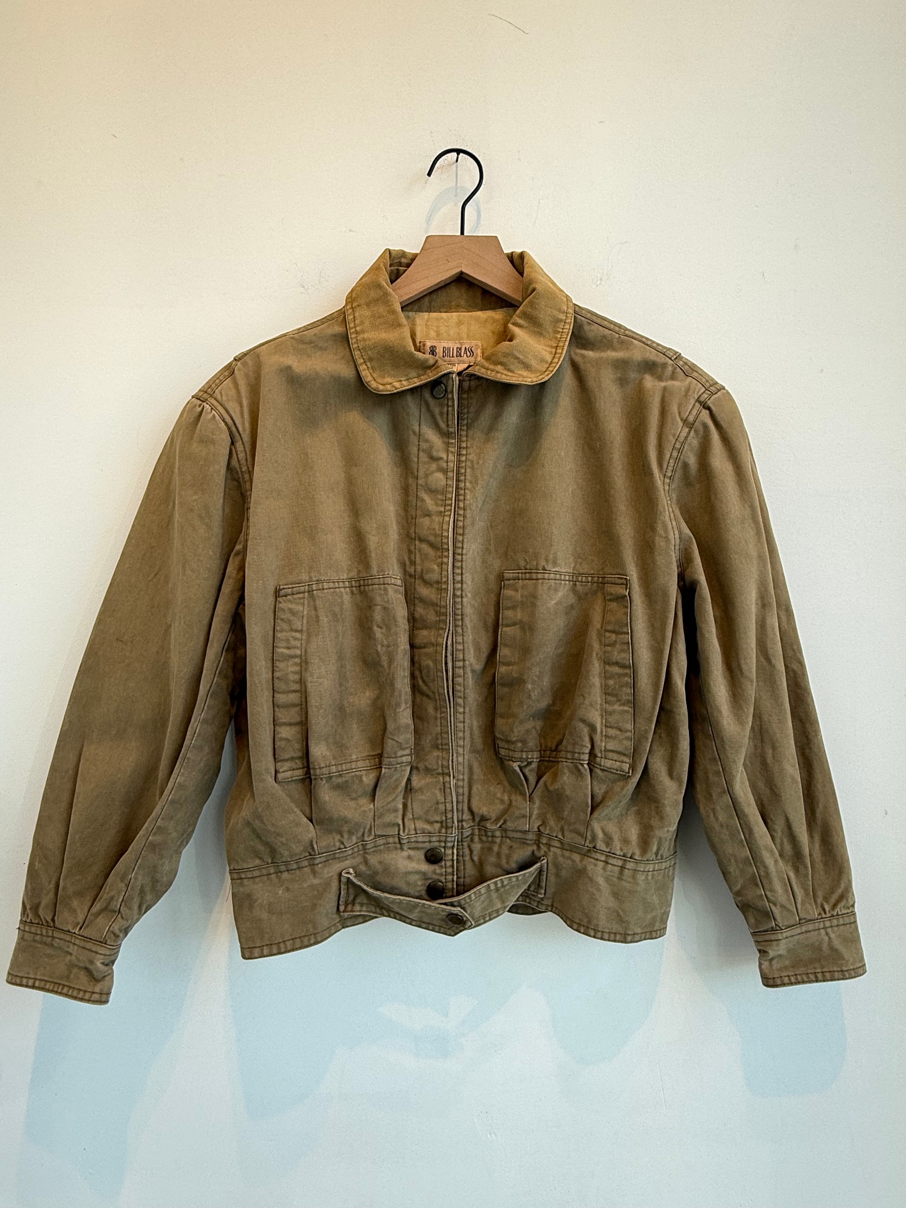 Vintage Bill Blass Cotton Crop Jacket