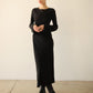 Black Cupro Sasha Dress