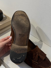 Vintage Barney's Brown Suede Loafers