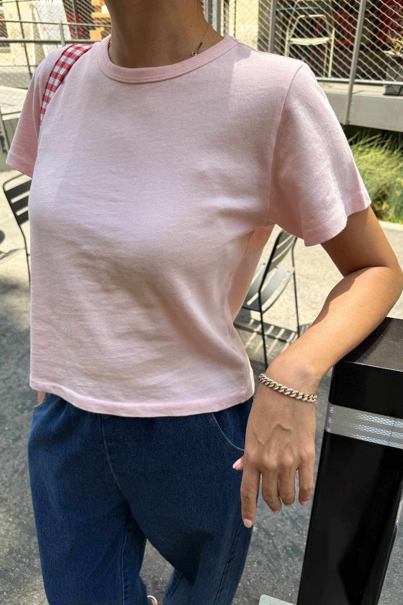 Le Bon Shoppe Little Boy Tee in Baby Pink