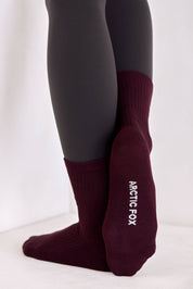 Plum Bamboo Everyday Socks