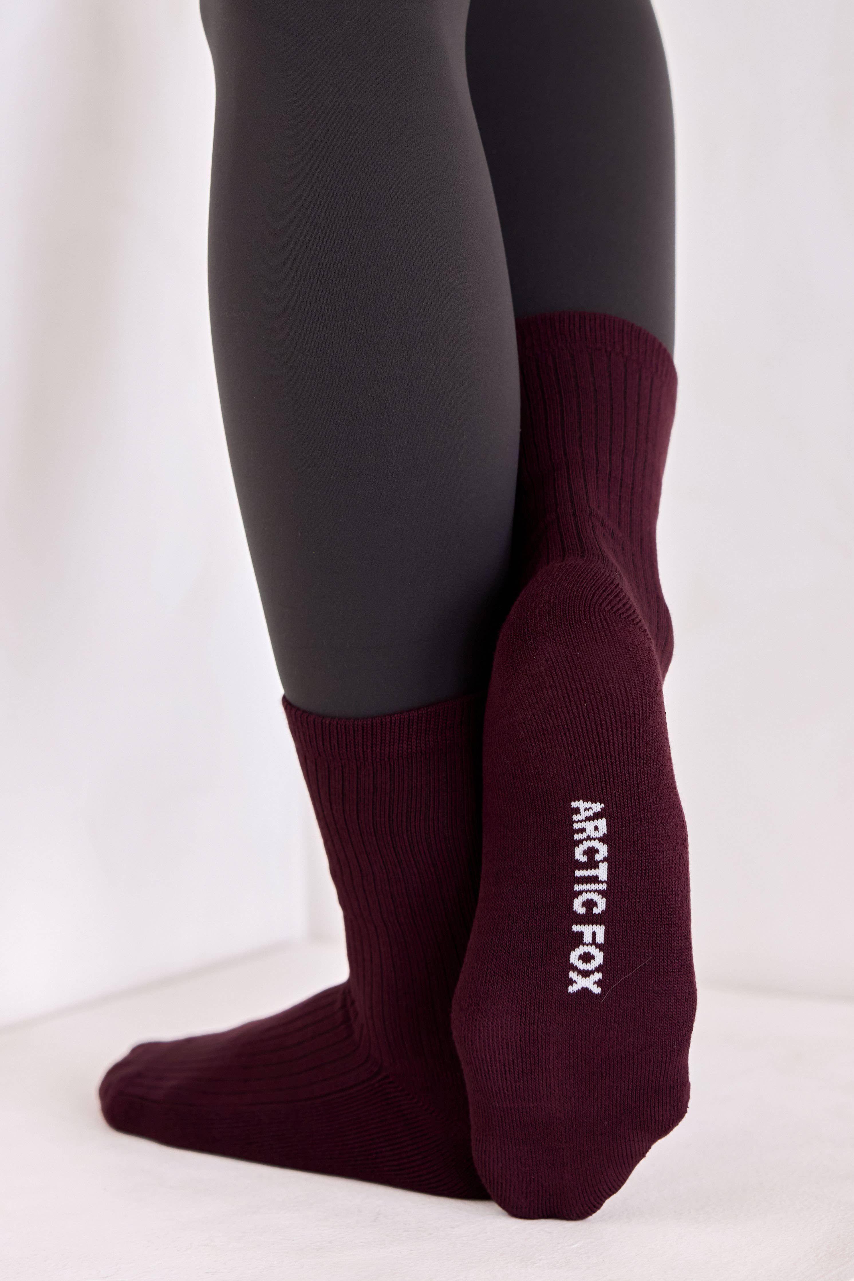 Plum Bamboo Everyday Socks