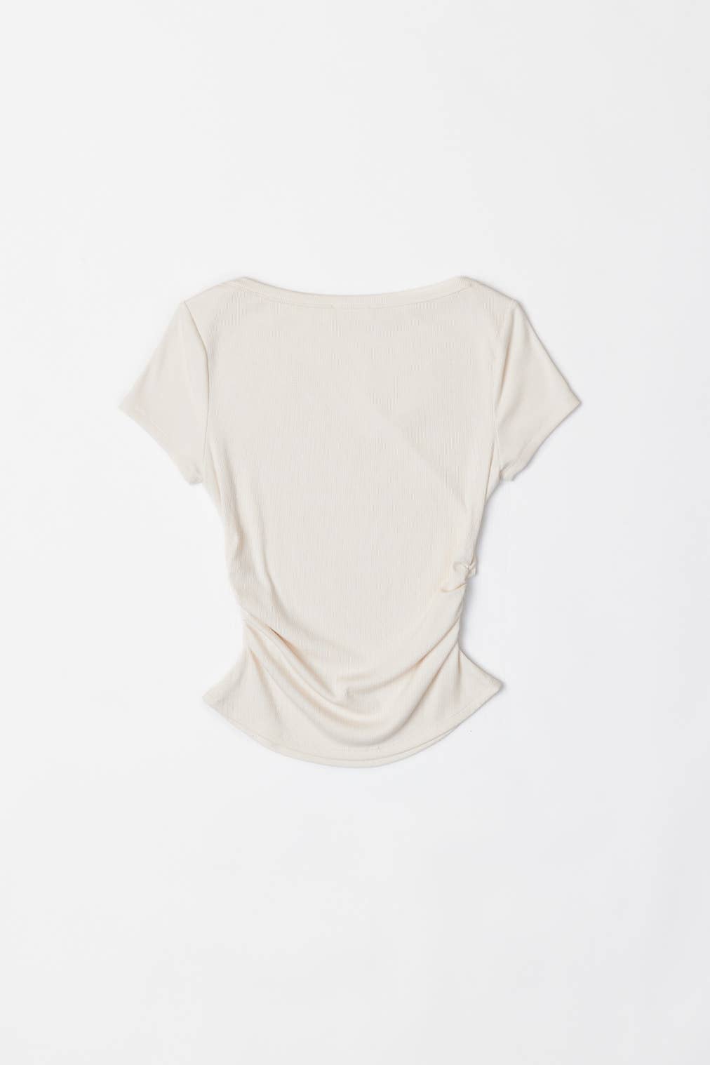 White Elaina Babydoll Tee