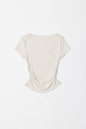 White Elaina Babydoll Tee