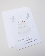 Sumner Lane Wedding Cake Greeting Card