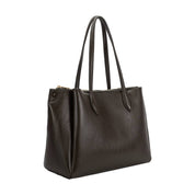 Georgina Espresso Recycled Vegan Shoulder Bag