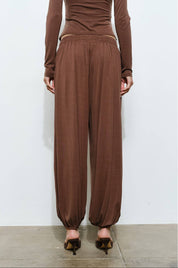 Cassia Brown Balloon Lounge Pant