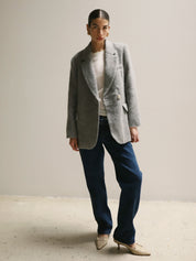 Gray Wool Blend Kindra Coat