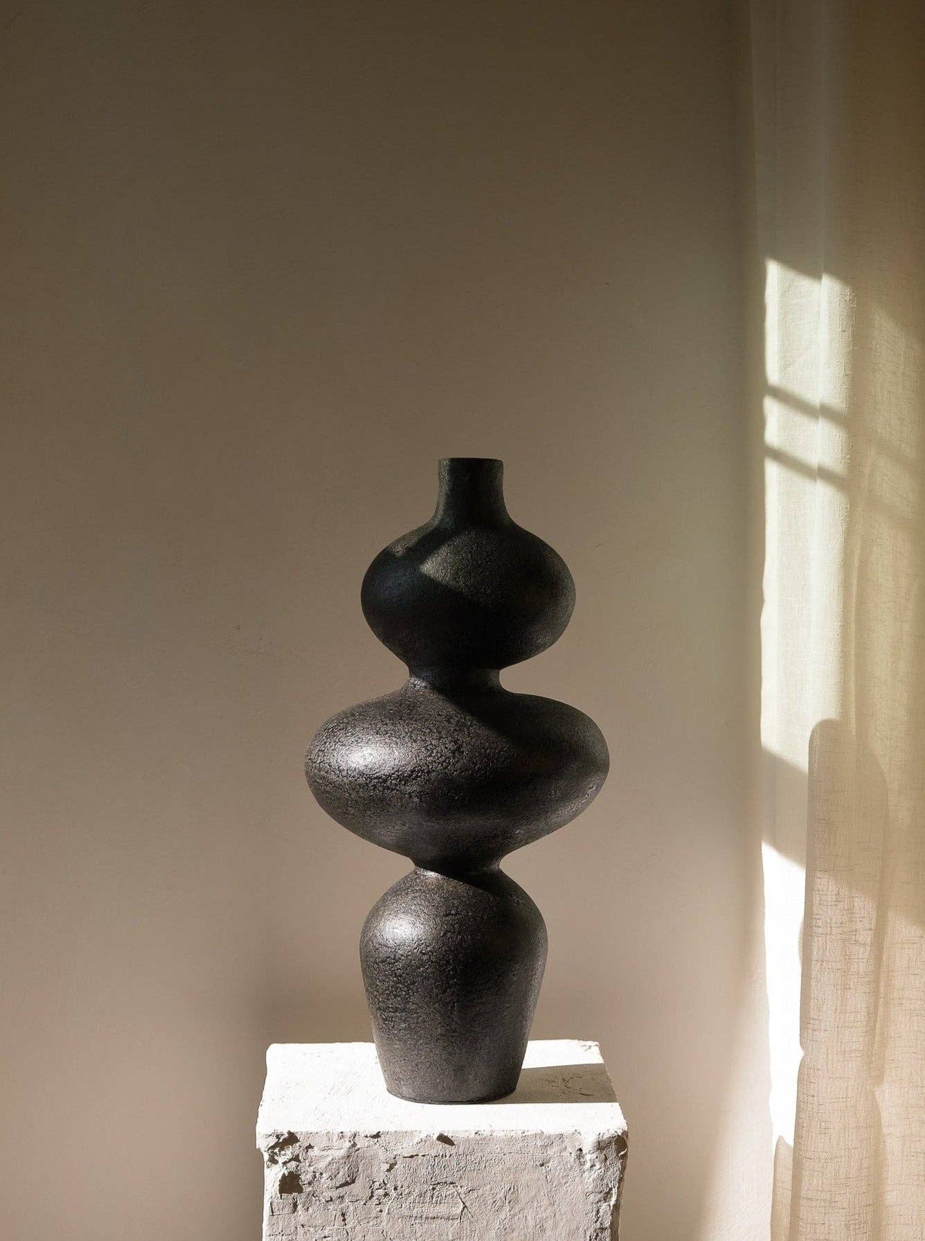 Twenty Third by Deanne - Sewu Vessel Charcoal