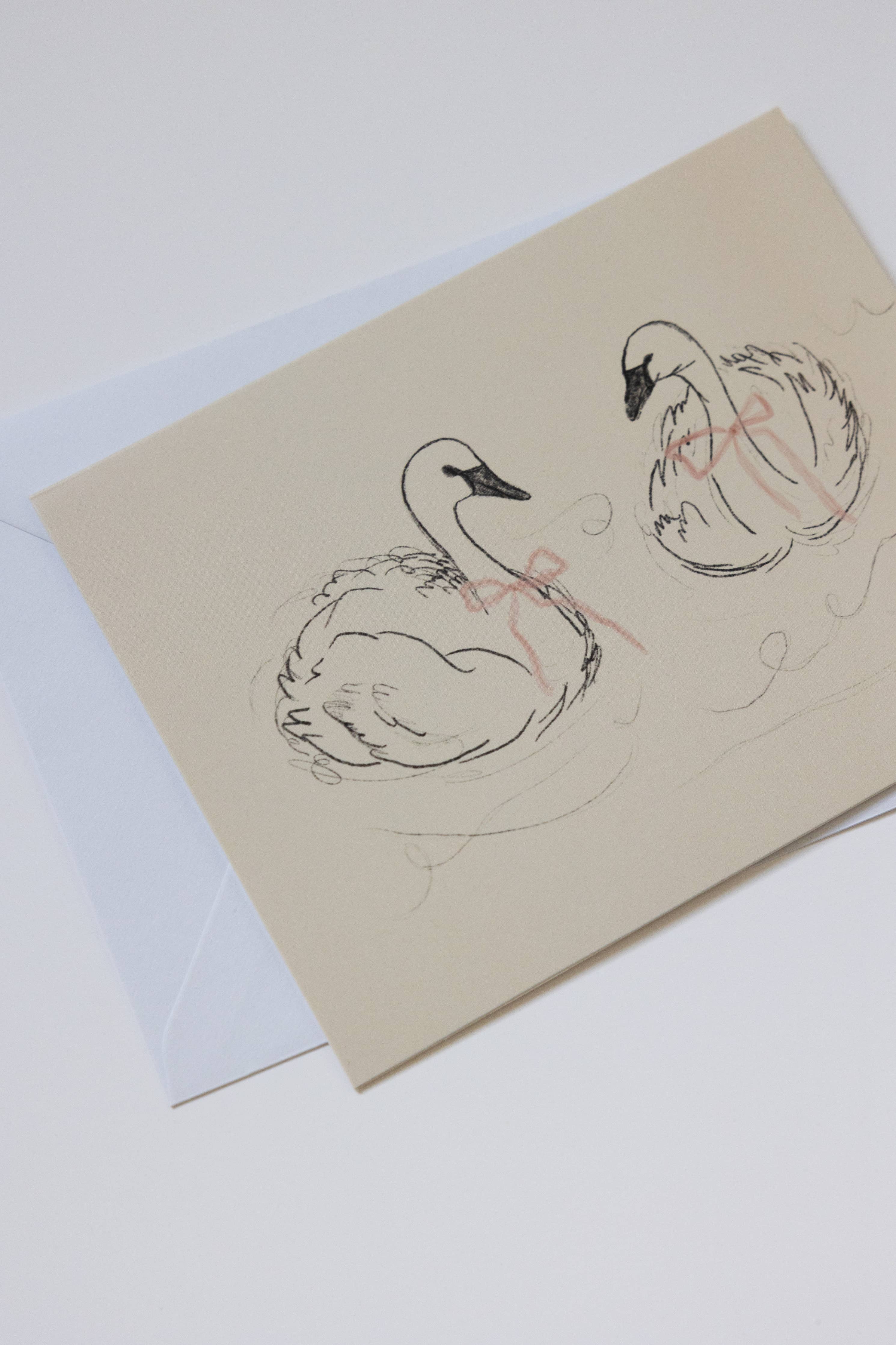Sumner Lane Swan Greeting Card