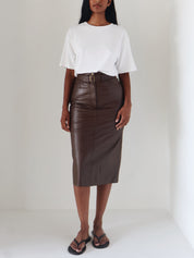 Rue Sophie Owen White Boxy Tee