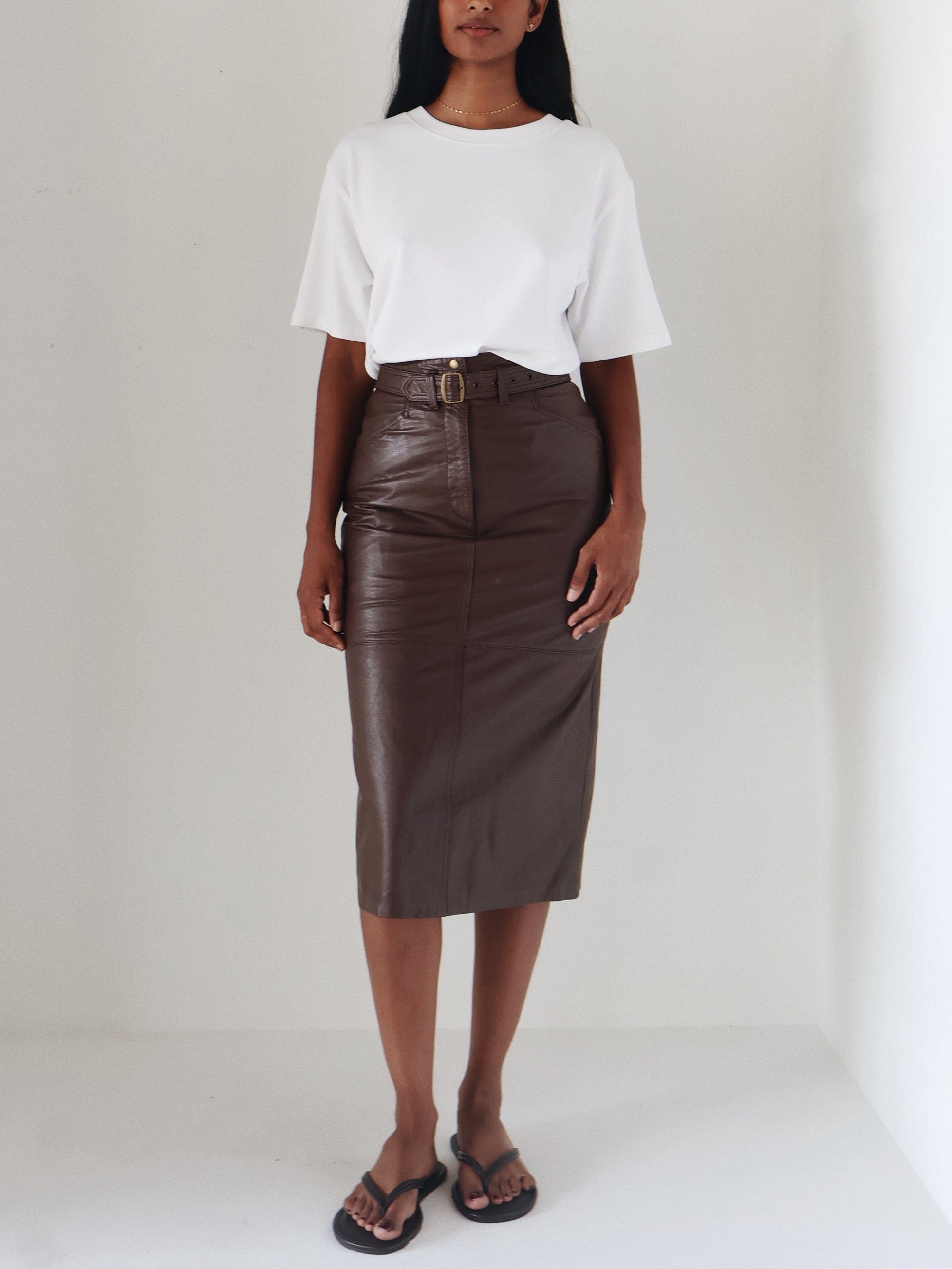 Rue Sophie Owen White Boxy Tee