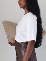 Rue Sophie Owen White Boxy Tee