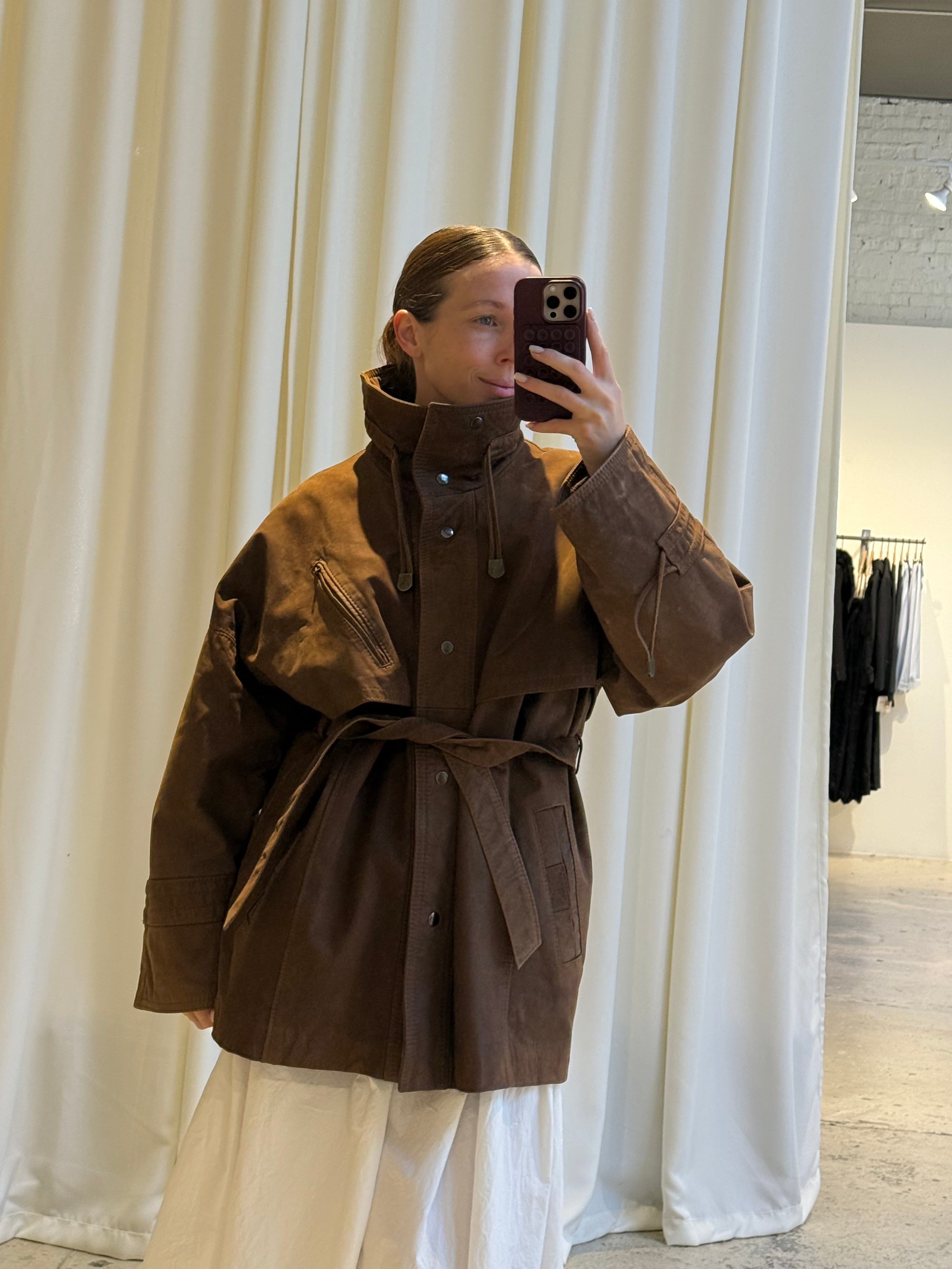 Vintage Brown Leather Jacket