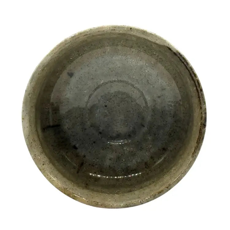 Oyu Yellow Glaze Japanese Matcha Bowl
