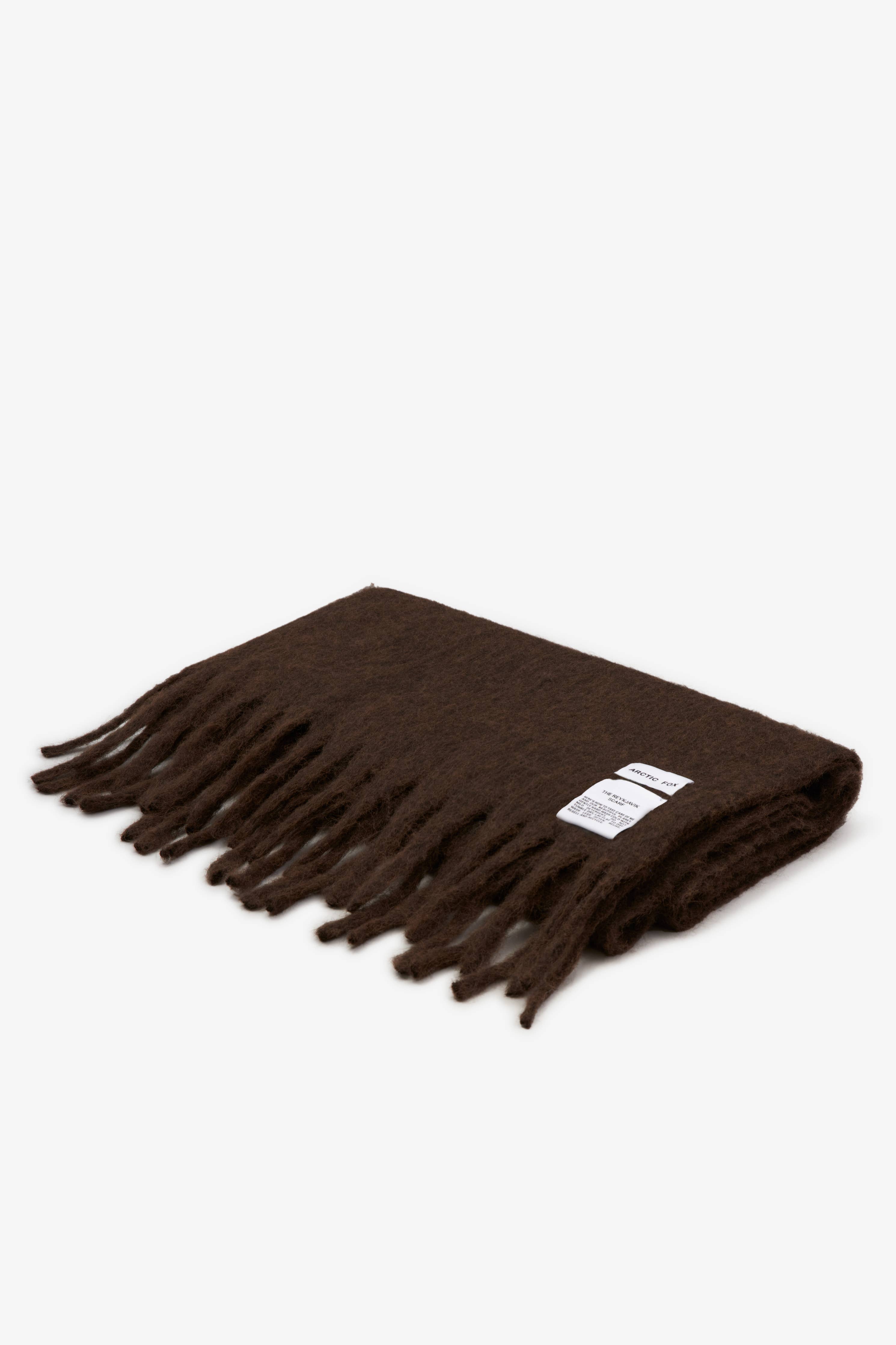 Dark Chocolate Wool Reykjavik Scarf