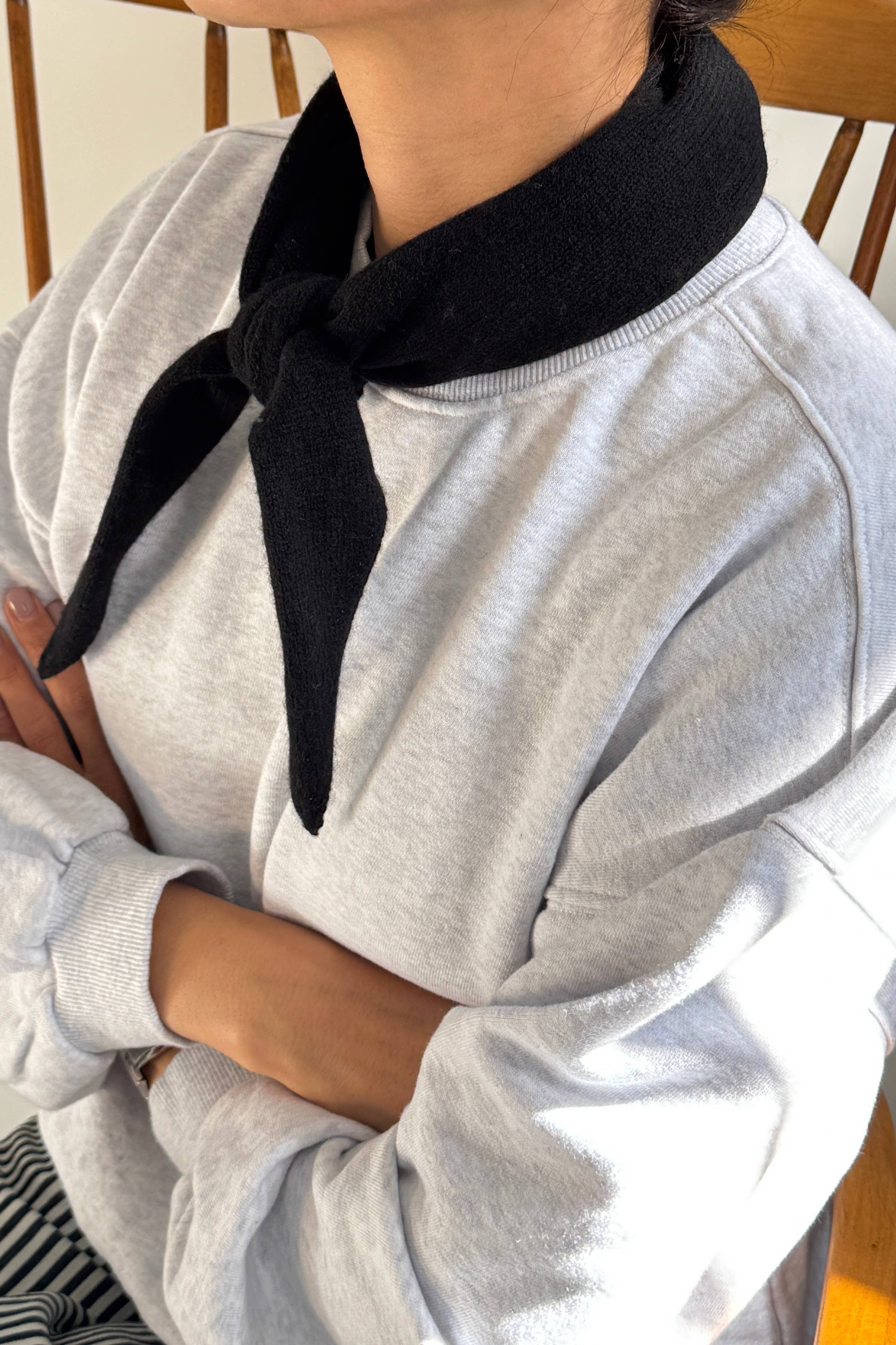 Le Bon Shoppe Black Cashmere Bandana