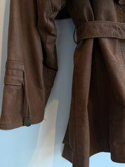 Vintage Brown Leather Jacket
