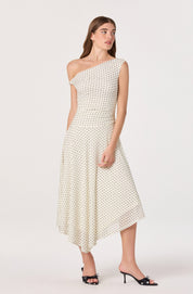 Ivory Polka Dot Ciarra Dress