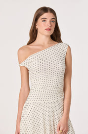 Ivory Polka Dot Ciarra Dress